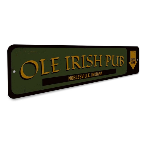 Ole Irish Pub Entrance Sign – Enchanted Celt